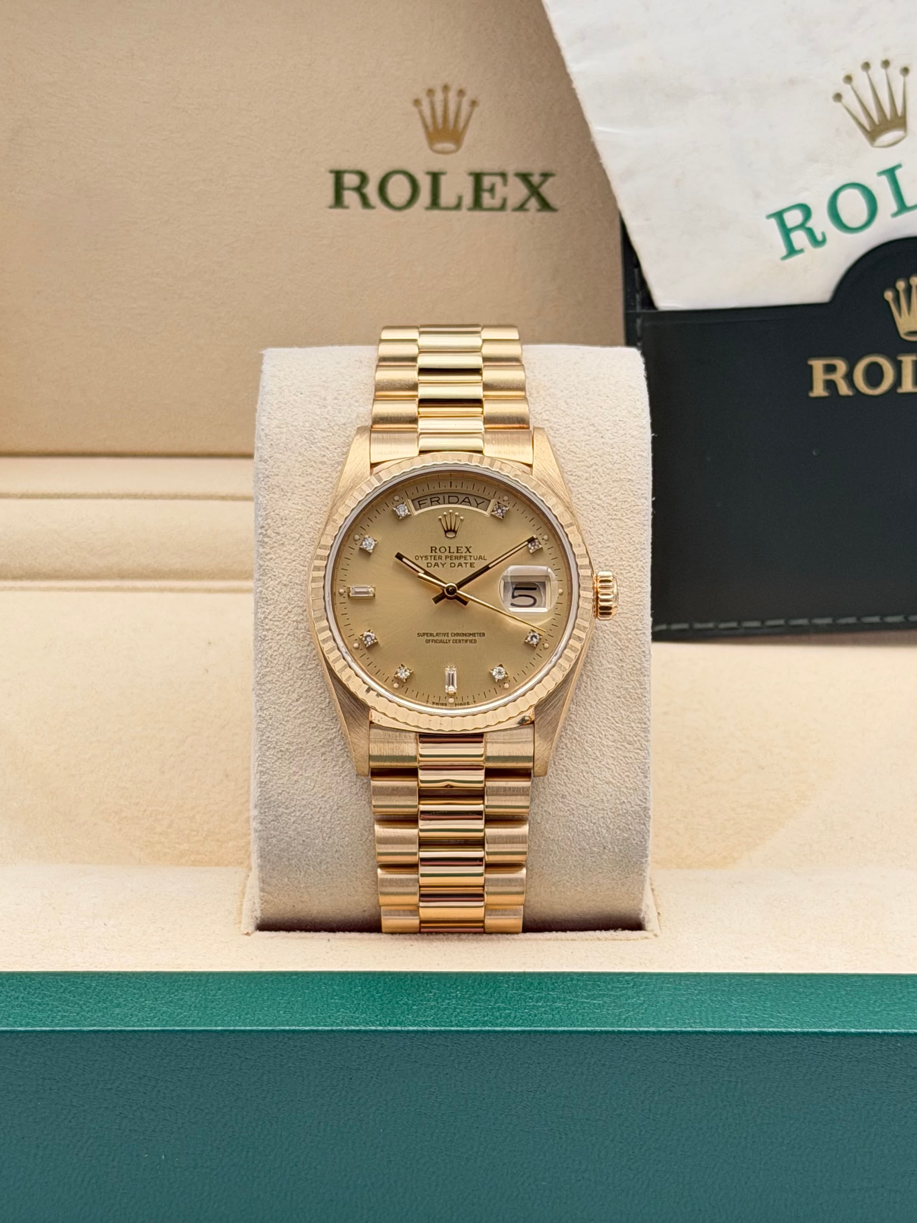Rolex Daydate President Yellow Gold
